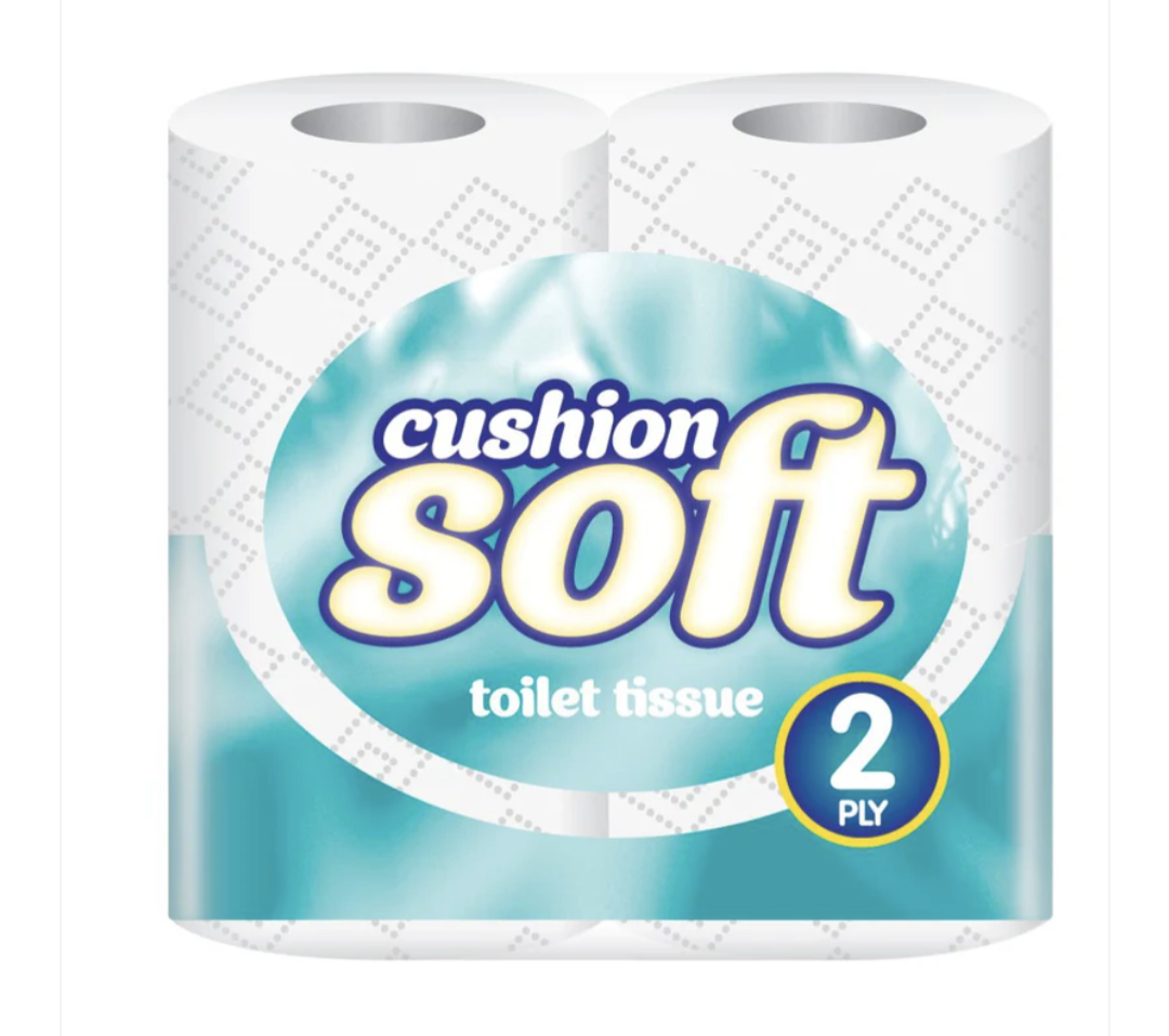 Cushion Soft Pk of 4 Toilet tissue 2ply