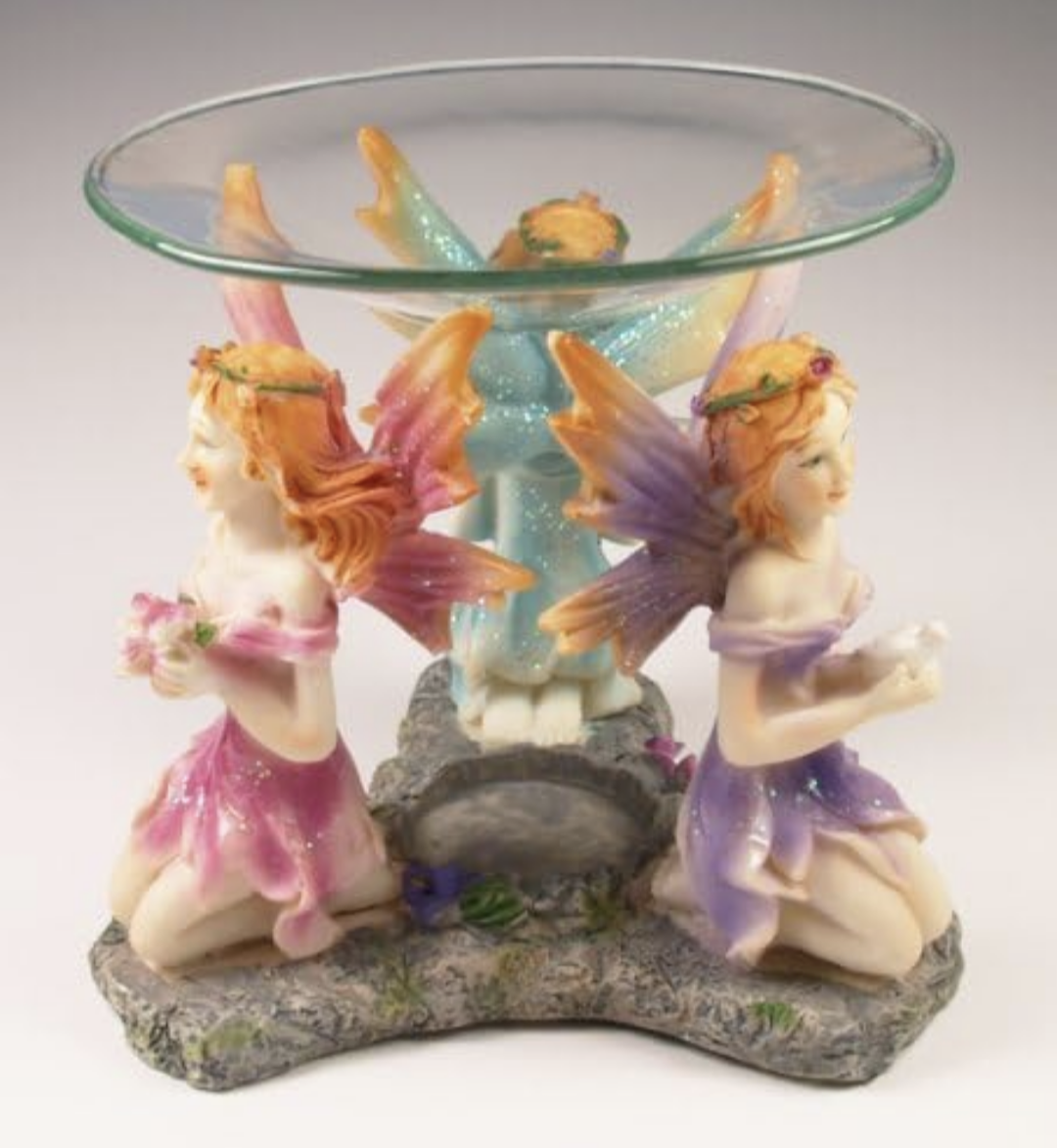 Brûleur à Huile Diffuseur Trois Fées UNIQUE