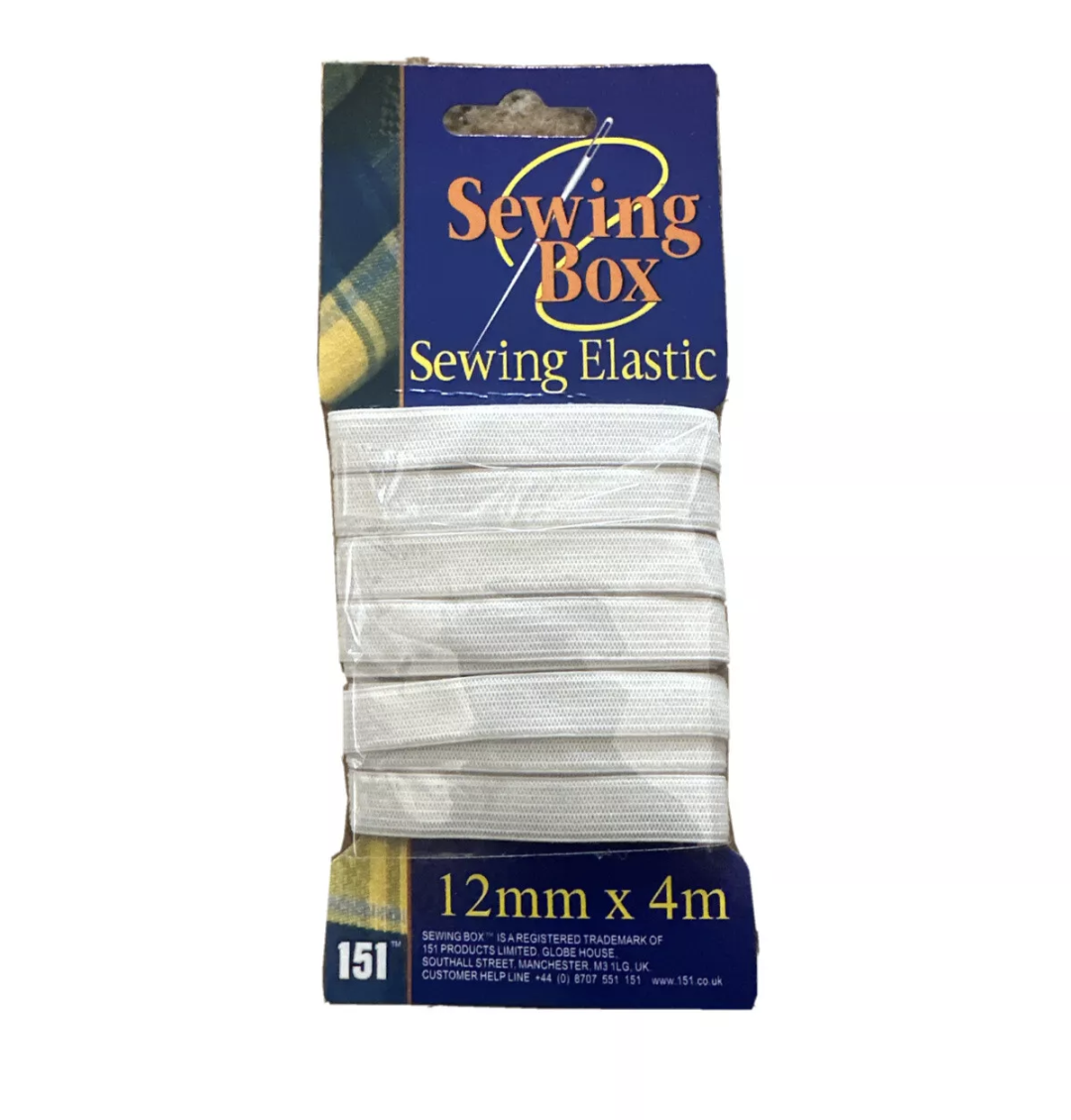 SEWING BOX SEWING ELASTIC ASSTD