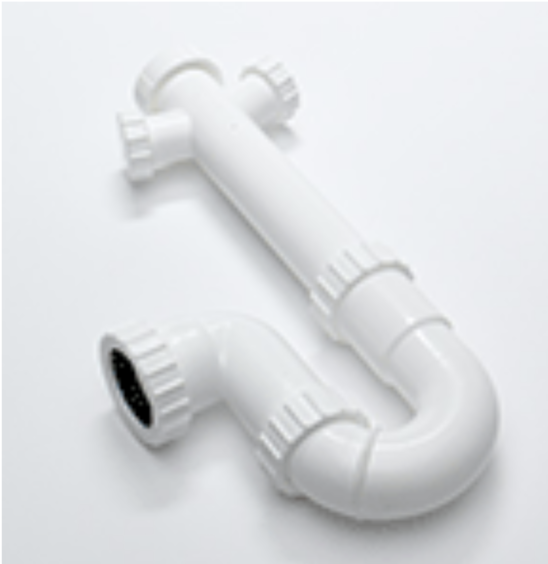Siphons doubles pour appareils, 40mm (1.1/2In) x 76mm
