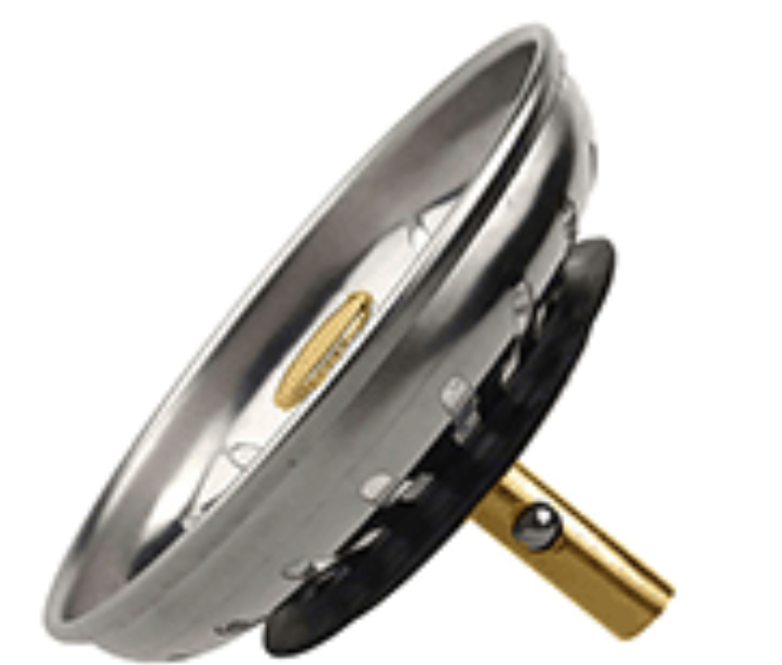 BASKET SINK STRAINER PLUG STAINLESS