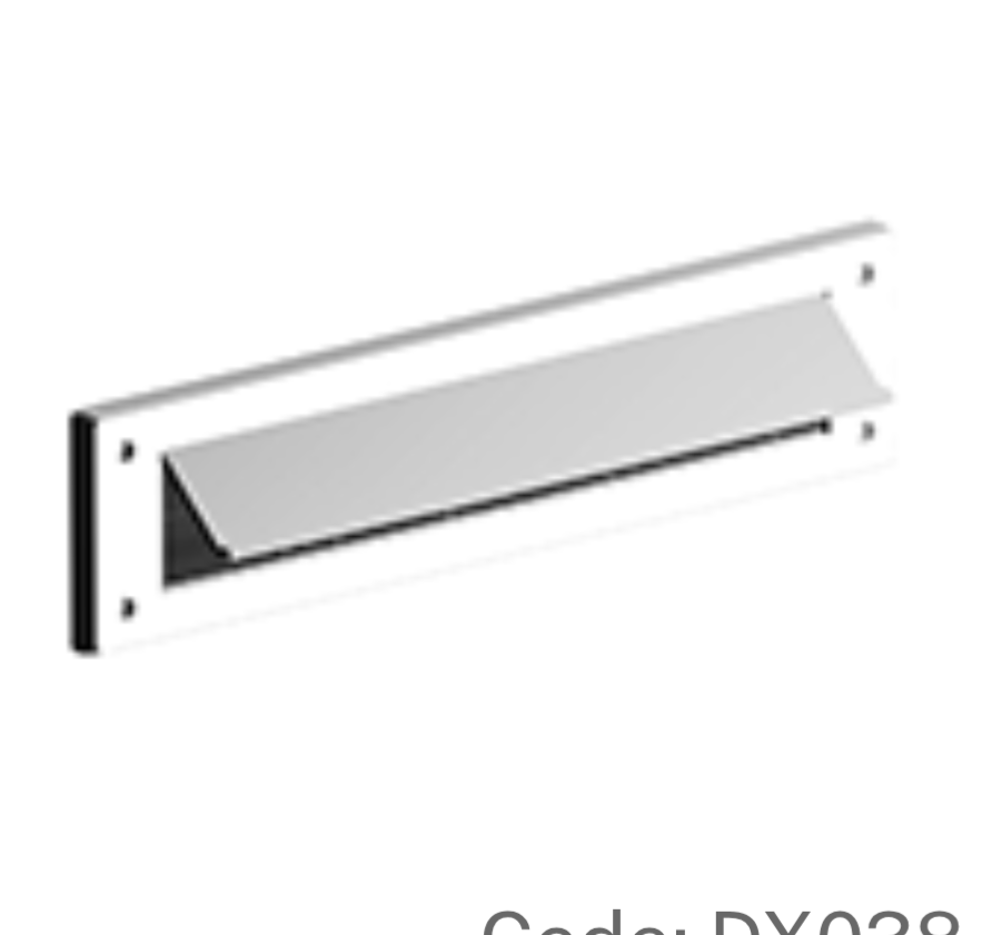 Letter Box Draught Excluder with Flap White