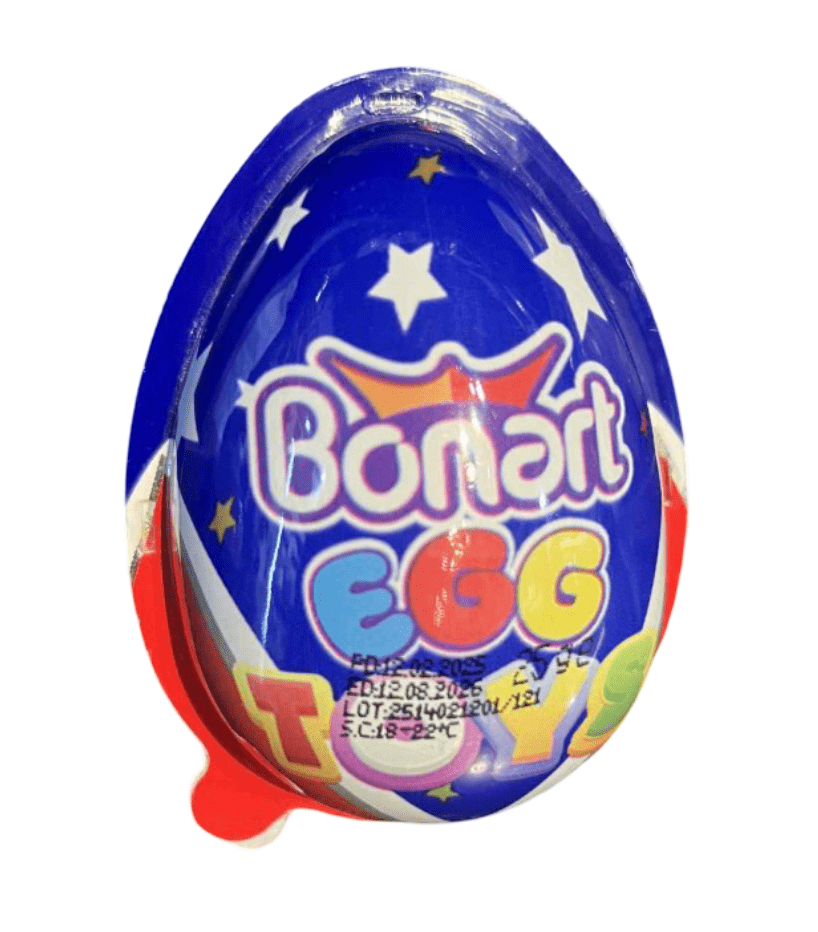 Bonart Boys Chocolate Egg With Toy 25g