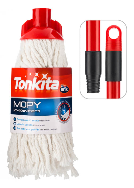 Serpillère en coton Tonkita avec manche