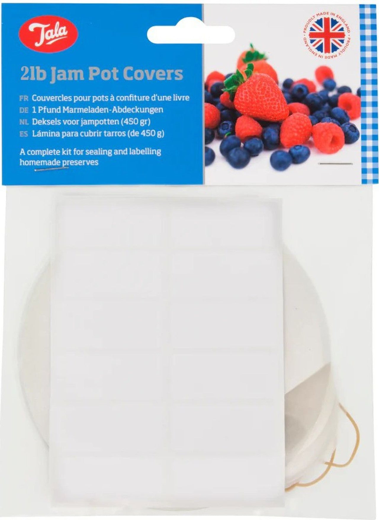 Tala 2lb Jam Pot Covers pk20