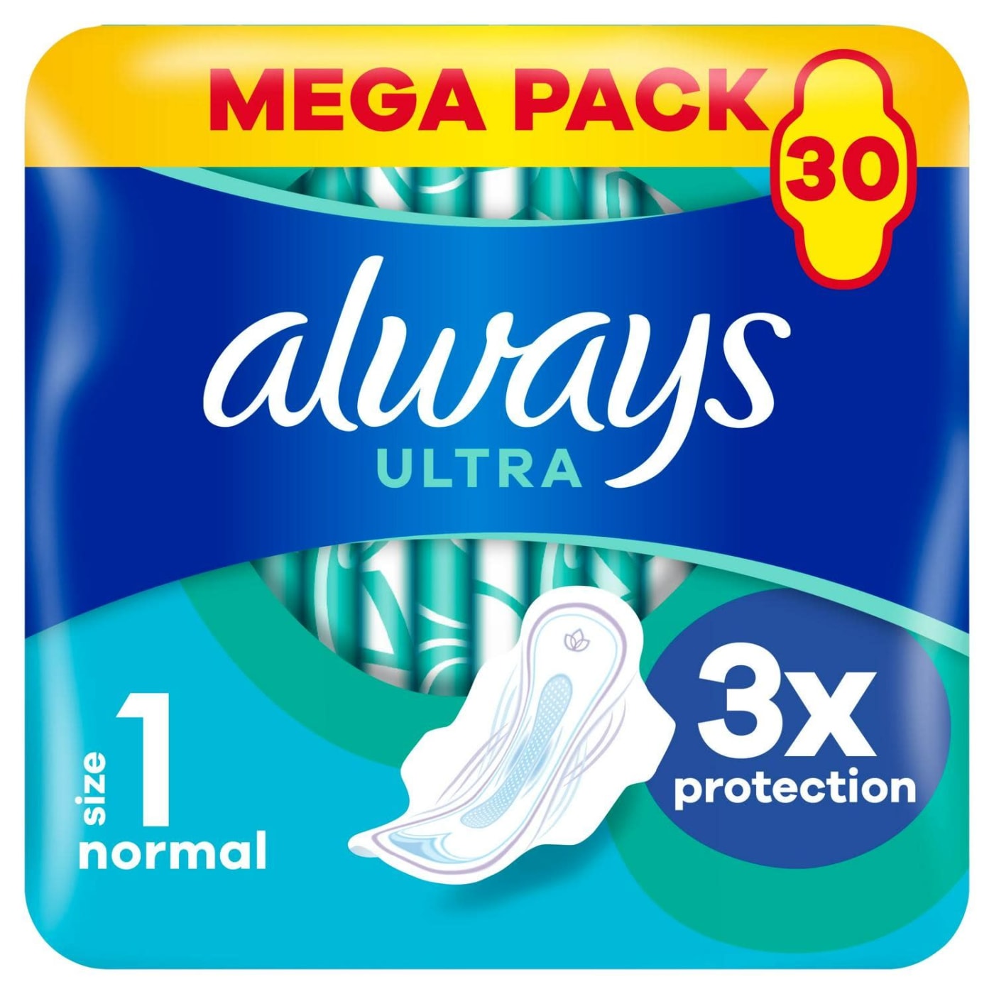 ALWAYS ULTRA JOUR AILETTES NORMALES 30 UNITÉS