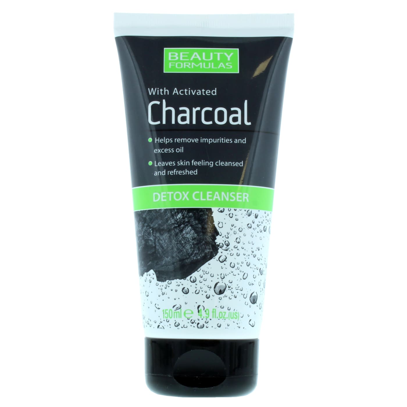 BEAUTY FORMULAS 150ML DÉTOX NETTOYANT CHARBON