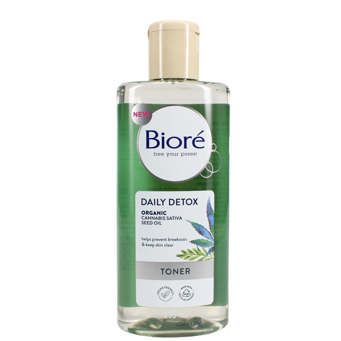 LOTION TONIQUE DÉTOX QUOTIDIENNE BIORE 235ML