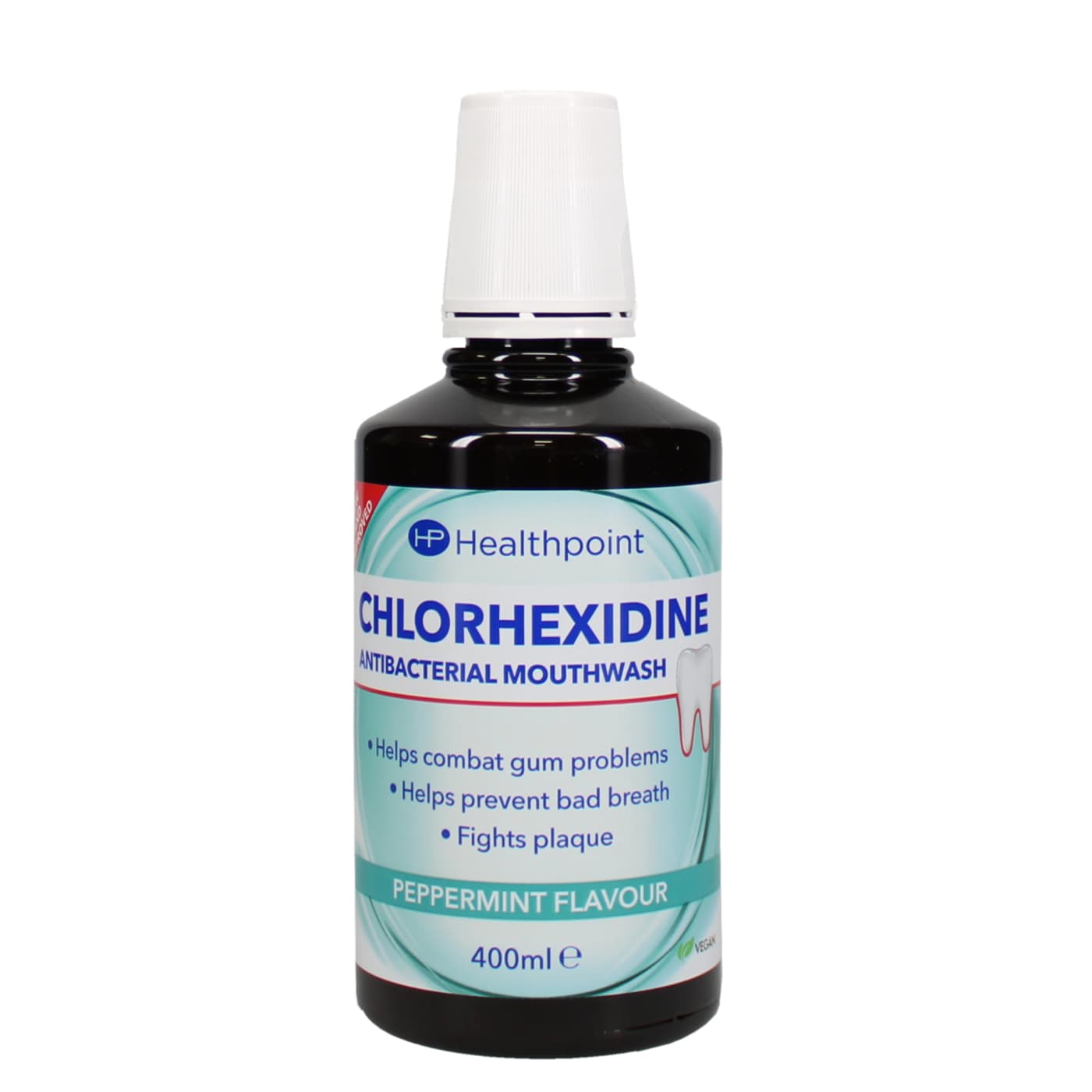 CHLORHEXIDINE 400ML BAIN DE BOUCHE ANTIBACTÉRIEN