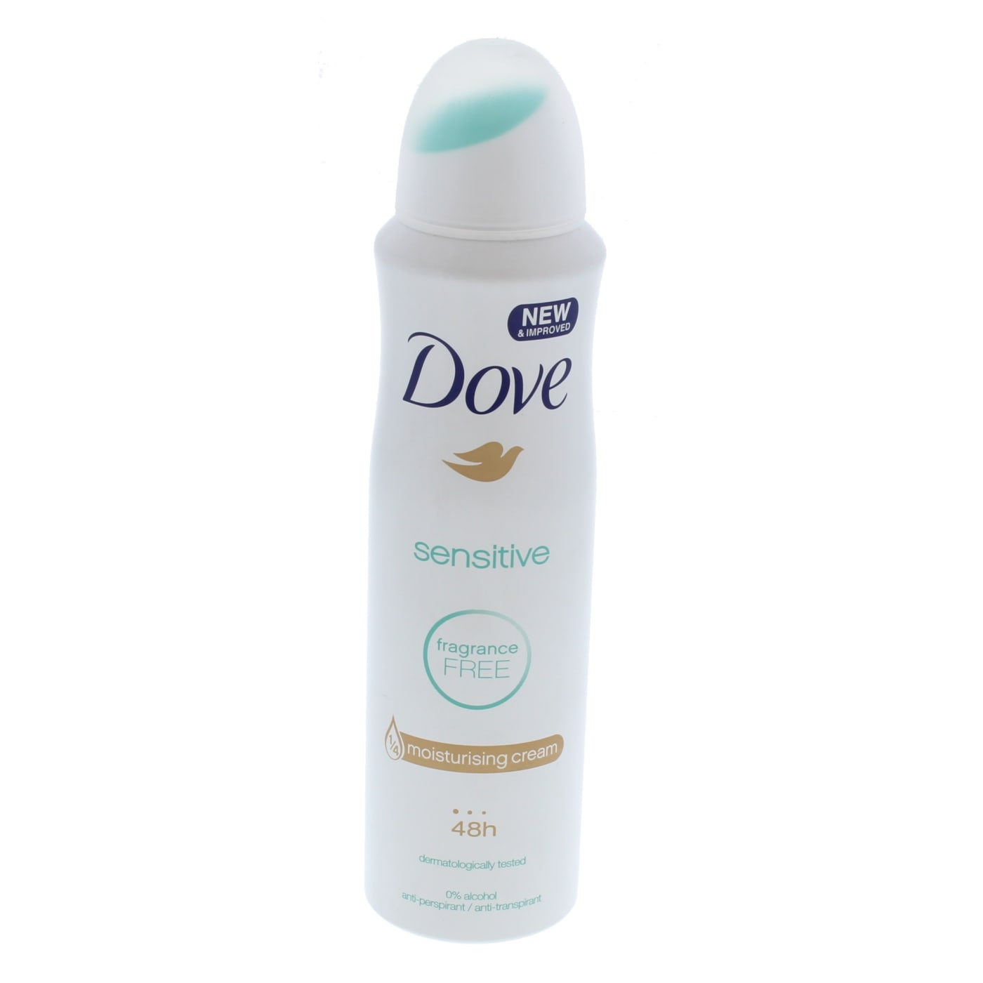 DOVE 150ML A/P SPRAY SENSITIVE EN FRONT