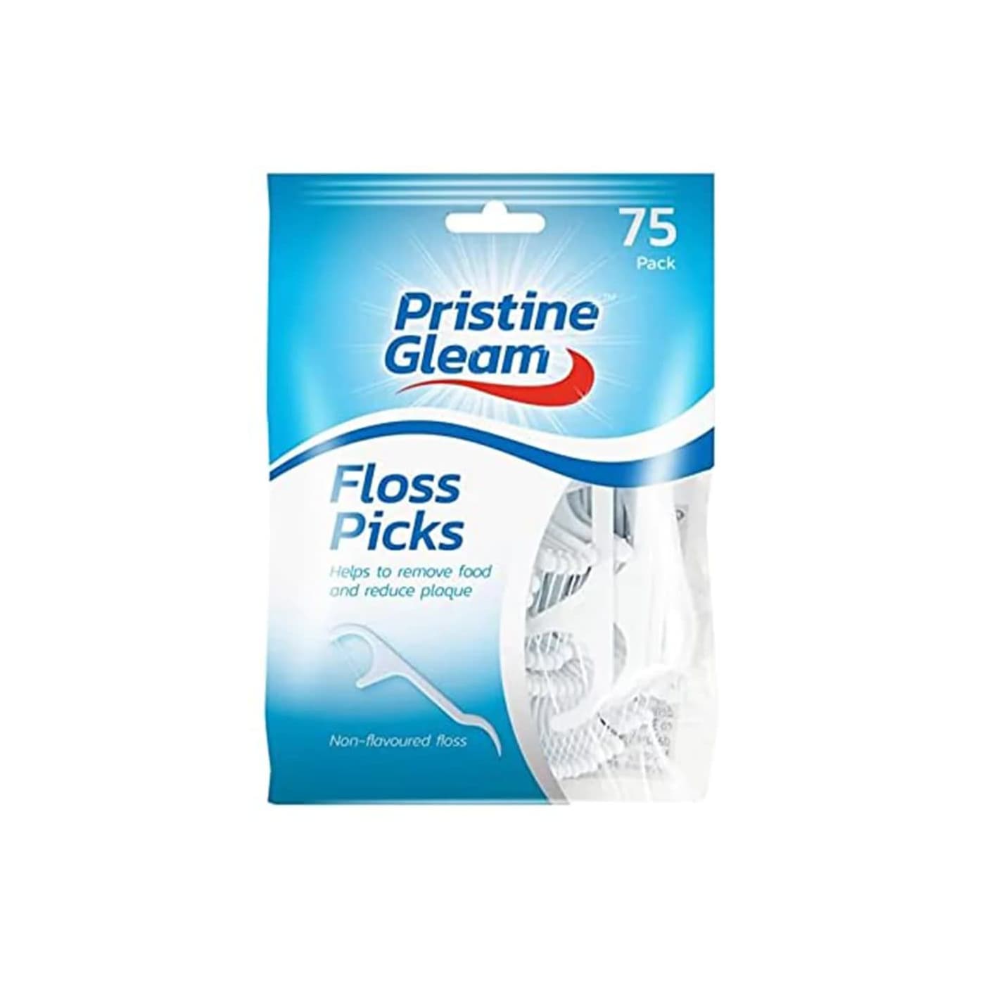 PRISTINE GLEAM CURE-DENTS SOIE DENTAIRE 75 UN.