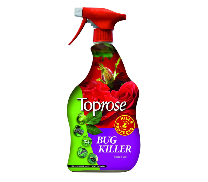 Toprose Bug Killer Ready To Use 1L Garden Kills Protects Ornamental Plant Rose