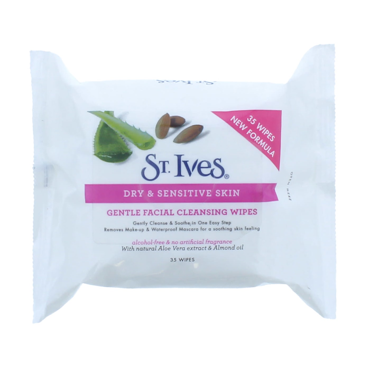 LINGETTES DÉMAQUILLANTES ST. IVES 35 LINGETTES