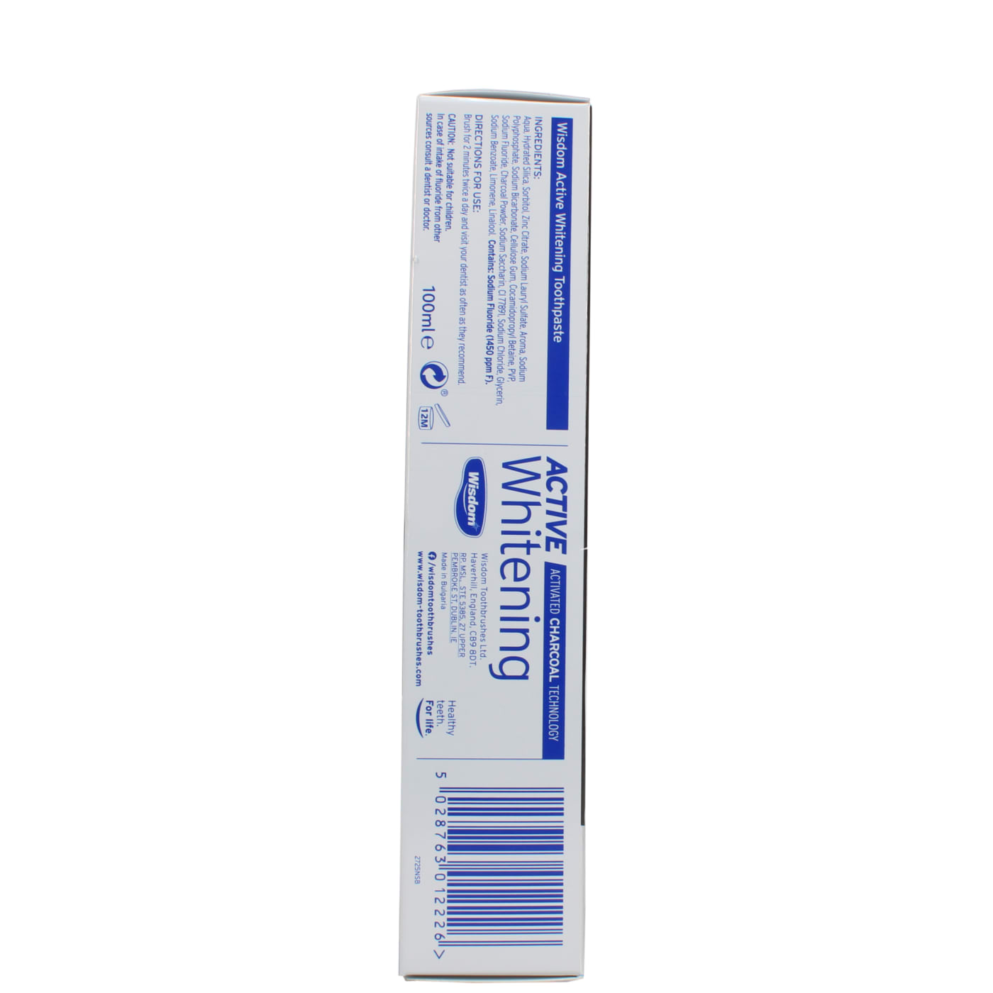 DENTIFRICE WISDOM CHARBON 100ML