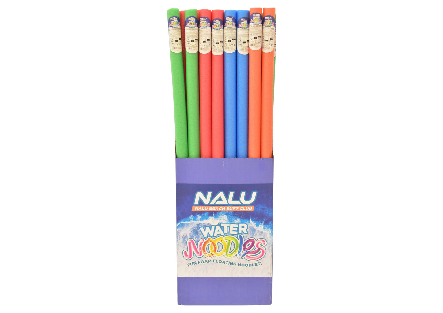 1.5M Water Noodles 4 Assorted