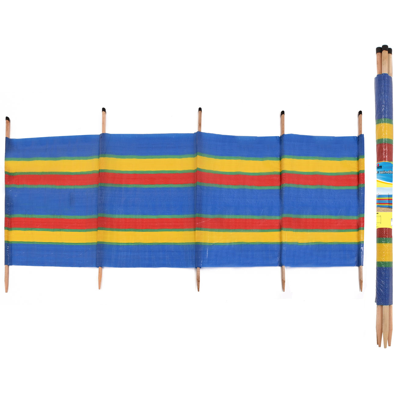 Le meilleur brise-vent à 5 poteaux (145 x 280 cm) pour un confort de plage optimal