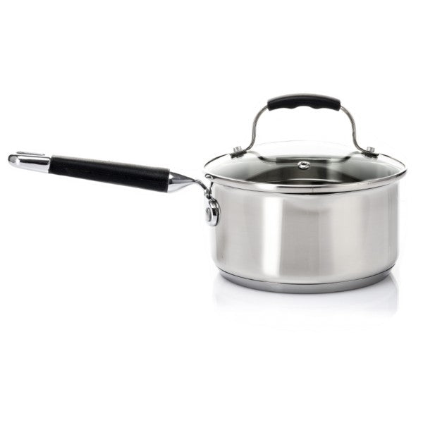 Casserole Steelex Touch 18 cm avec couvercle en verre | Ustensiles de cuisson de qualité supérieure