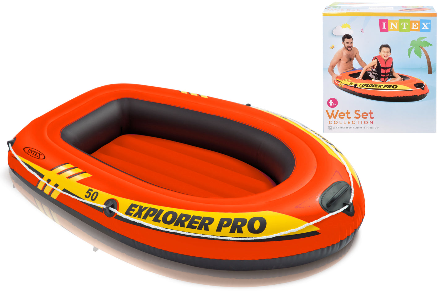 Explorez les eaux avec le bateau Explorer Pro 50 – 137 cm x 84 cm x 23 cm