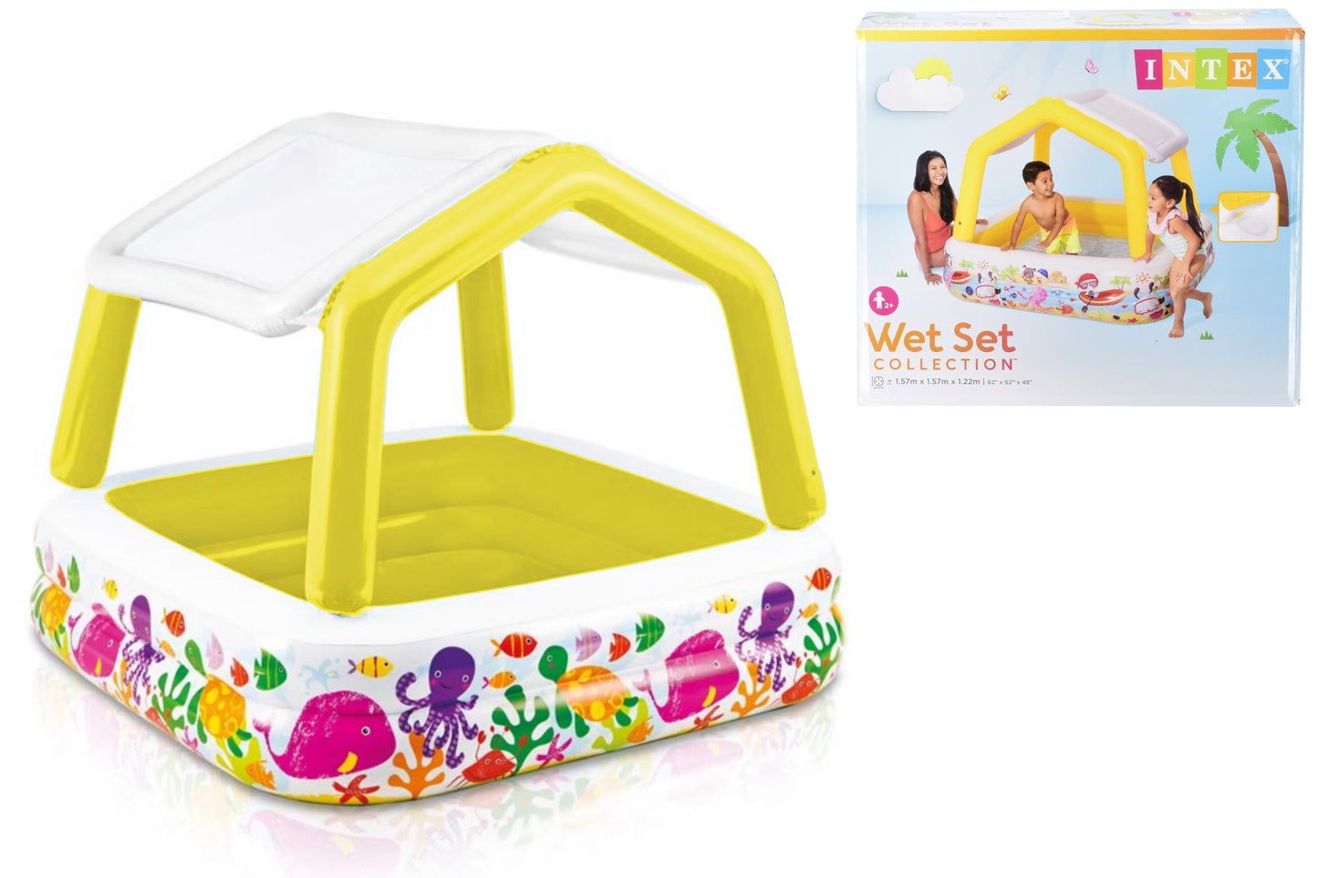 Premium SunPooll: 62" x 62" x 48"