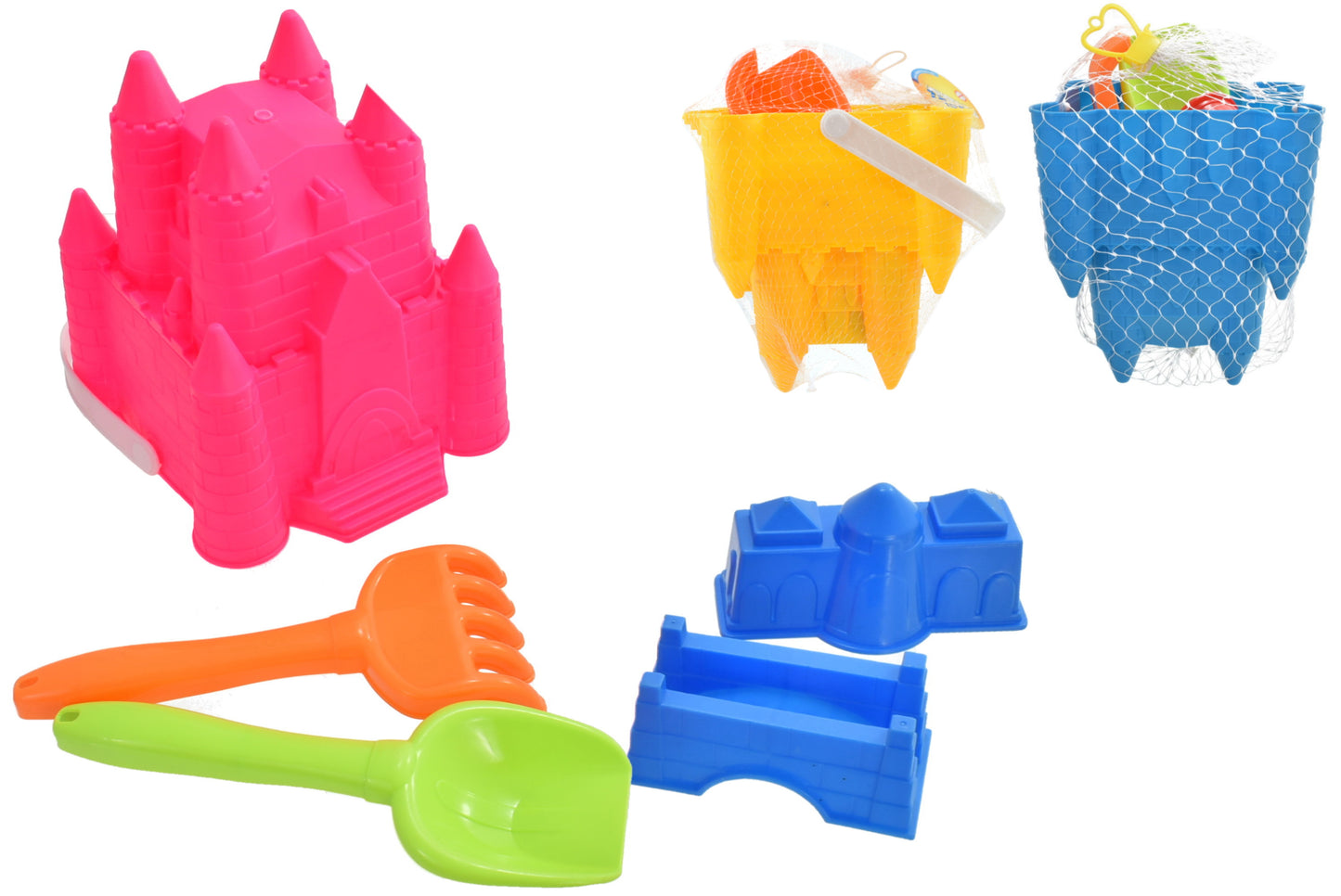 Éveillez l'imagination avec notre ensemble château de princesse de 17 cm (5 pièces) !