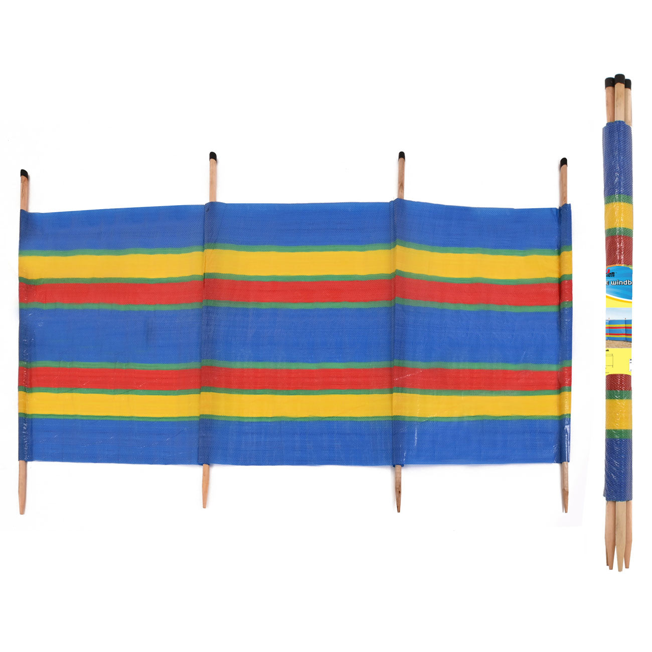 Protégez votre havre extérieur avec notre brise-vent 4 pôles (120 x 210cm)