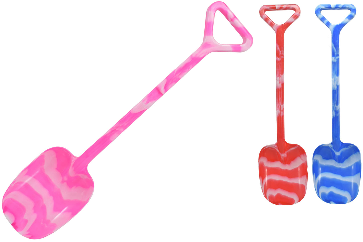 Améliorez votre expérience de jardinage avec la bêche en plastique de 56 cm, motif marbré