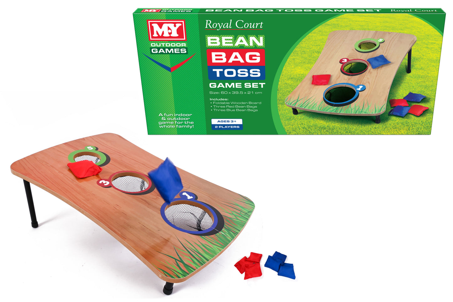 Amusez-vous avec notre jeu de lancer pliable en bois !