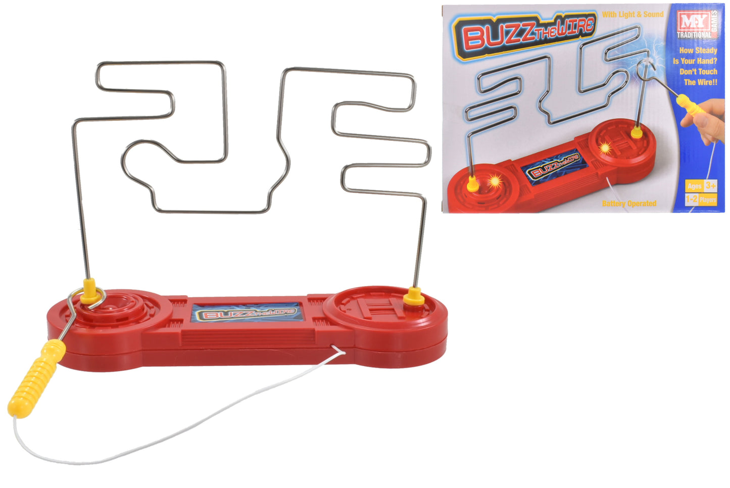 Jeu du Fil Électrique : Amusement Captivant dans une Boîte aux Couleurs Vibrantes