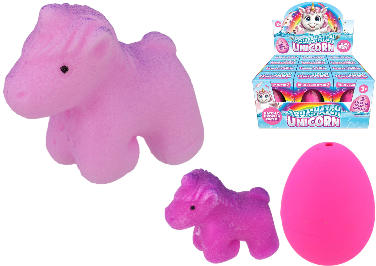 Discover Magic: Growing Unicorn Egg in Colorful Display Box