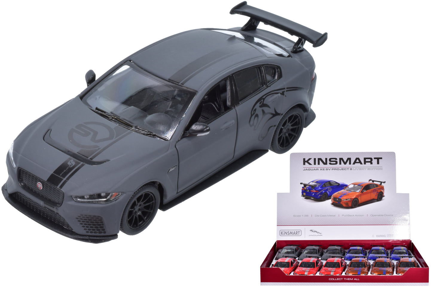 Découvrez les modèles réduits Jaguar XE SV moulés sous pression à l'échelle 1:38