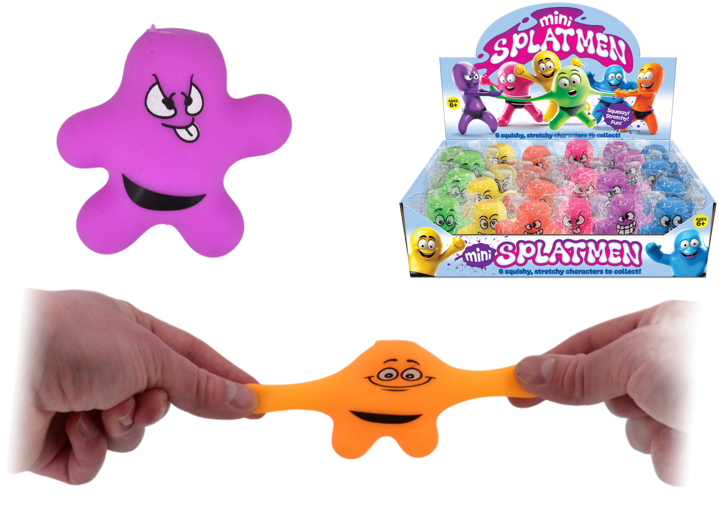 Mini Splat Men - Boîte Présentoir : Le plaisir de la collection pour tous les âges