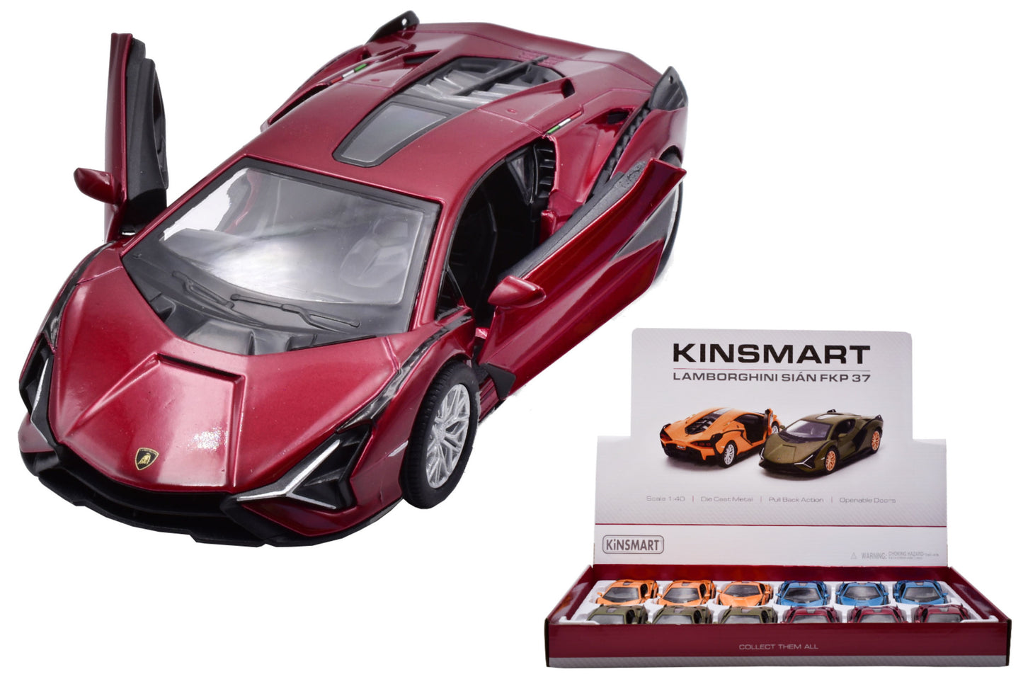 Maquette authentique Lamborghini Sian moulée sous pression à l'échelle 1:40 | Objet de collection en édition limitée