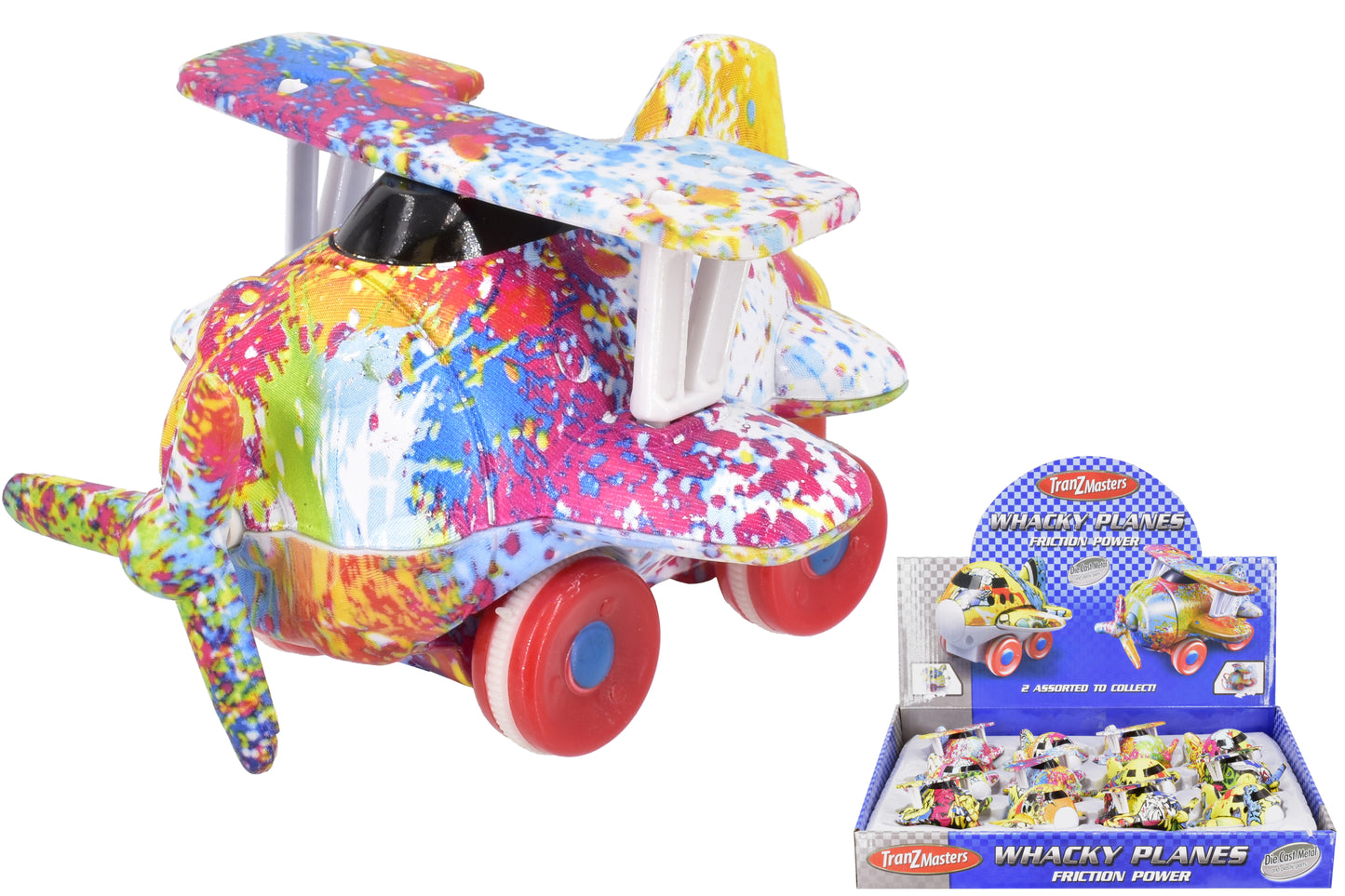 D/C Friction Whacky Colour Planes: Vibrant Fun for Kids