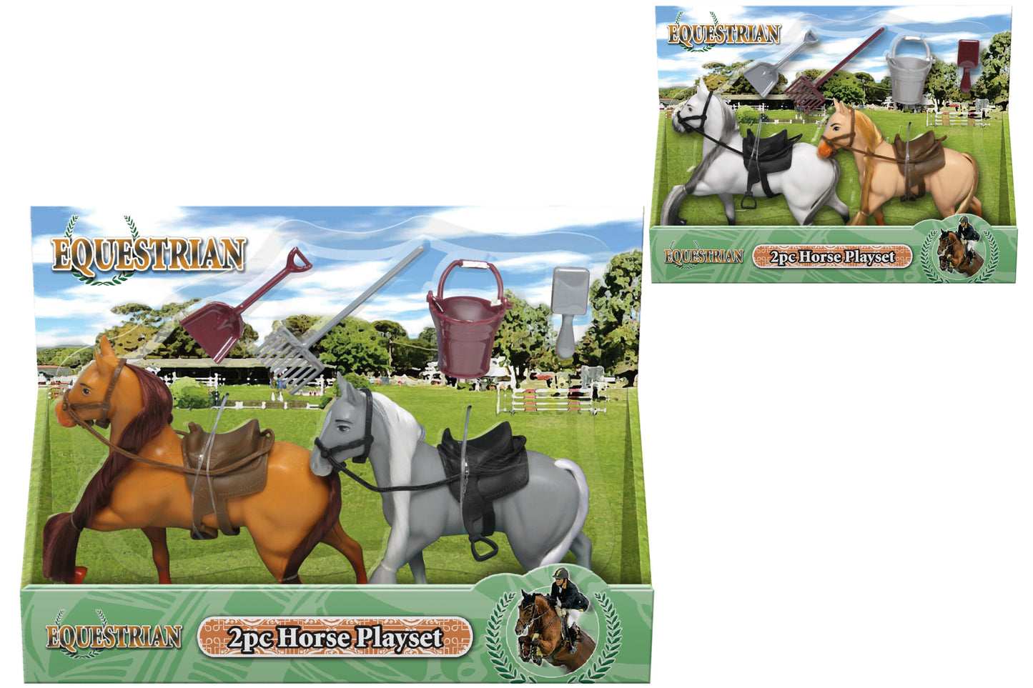 Améliorez vos moments de jeu avec le coffret 2 chevaux - parfait pour des aventures imaginatives