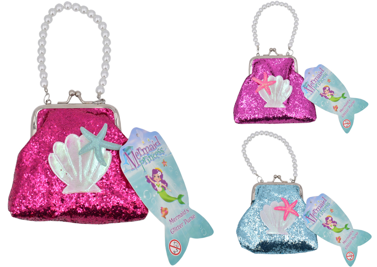 le sac bourse magique sirène - Disponible en 3 couleurs magnifiques