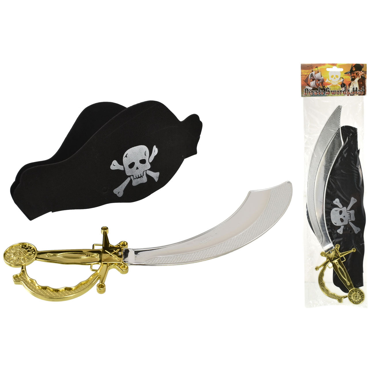 Ensemble Chapeau et Épée de Pirate : L'accessoire de déguisement parfait pour des aventures de cape et d'épée
