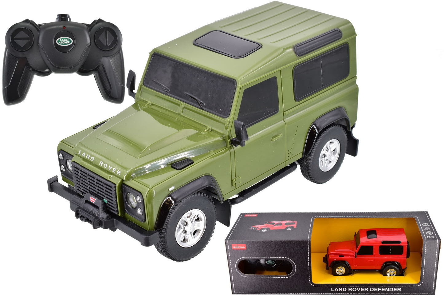 Véhicule tout-terrain télécommandé Land Rover Defender 1:24