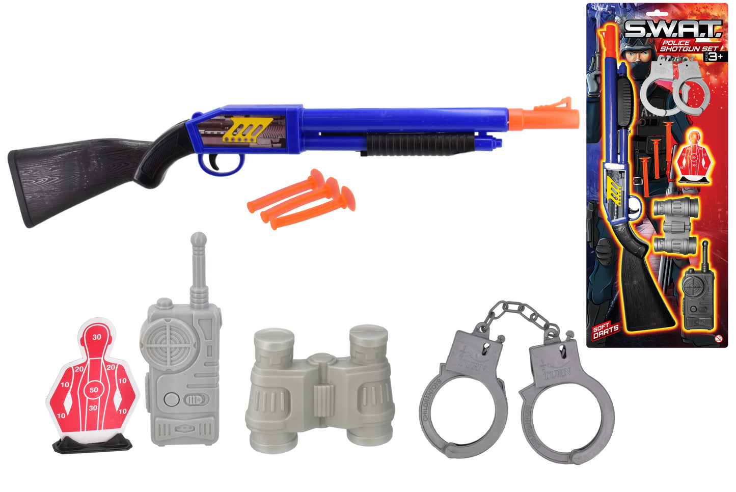 Get Tactical: Police Shotgun Set 'Swat' on Blistercard