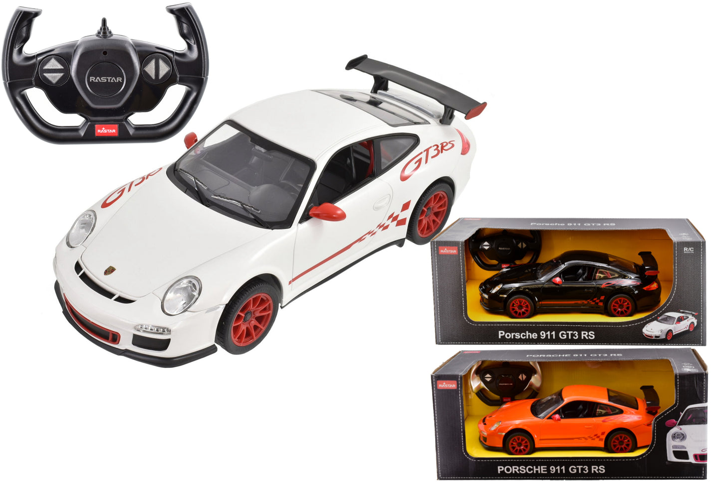 Porsche GT3 RS radiocommandée à l'échelle - Voiture télécommandée authentique