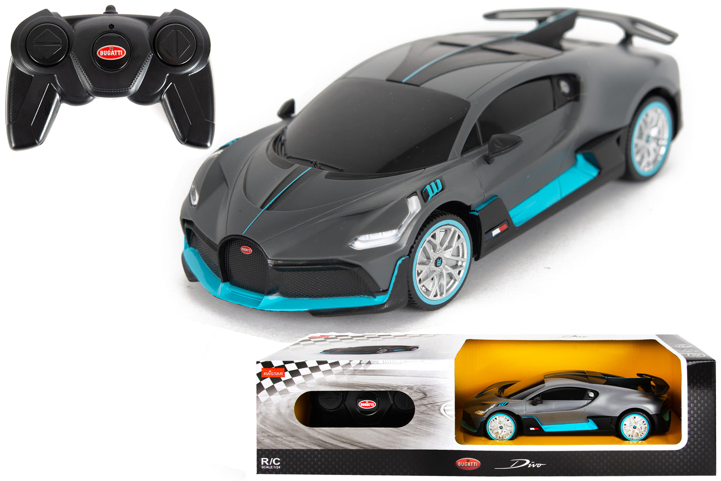 Bugatti Divo R/C à l'échelle 1:24 | Modèle de voiture télécommandé