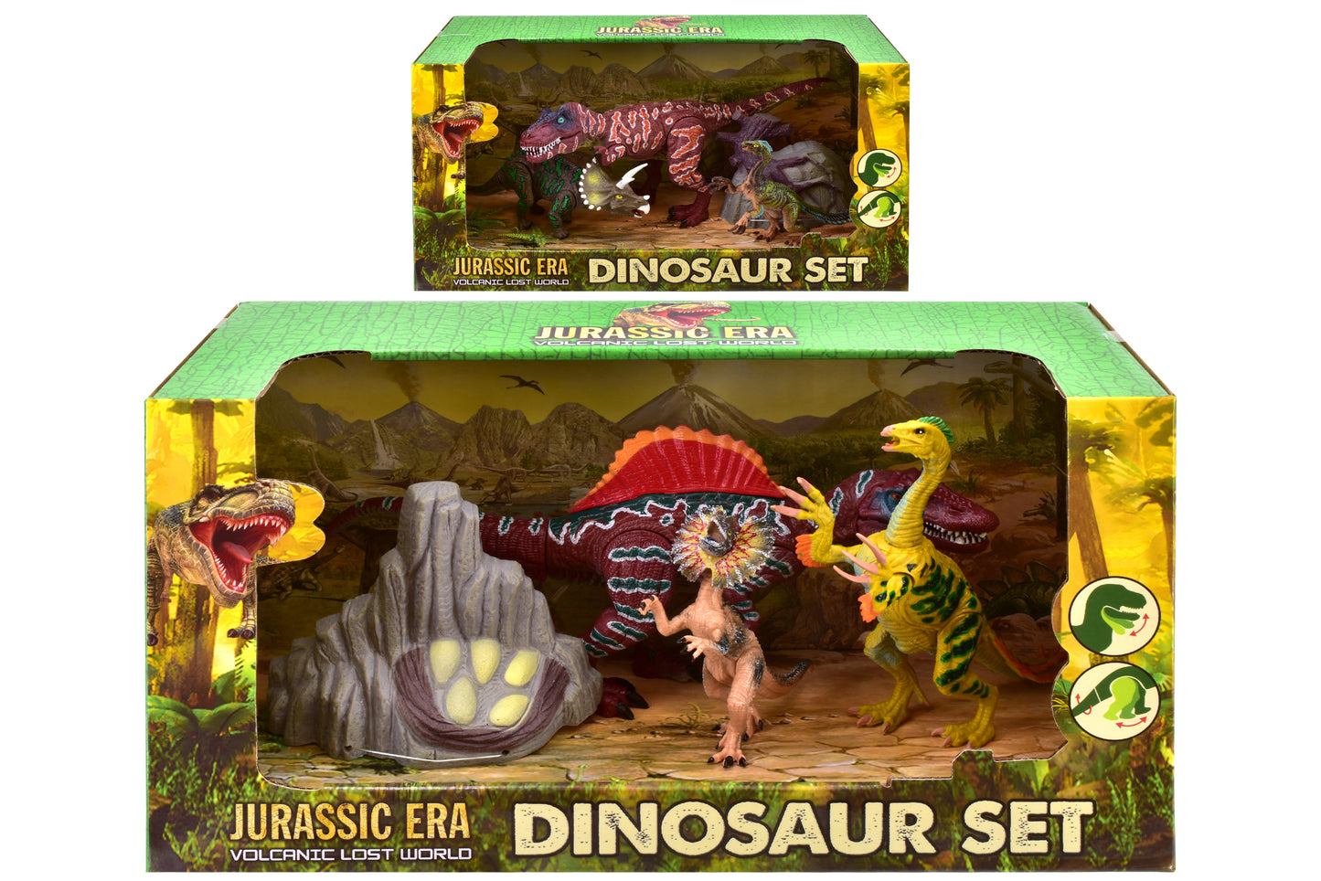 Rugissez de plaisir avec notre coffret de 4 dinosaures