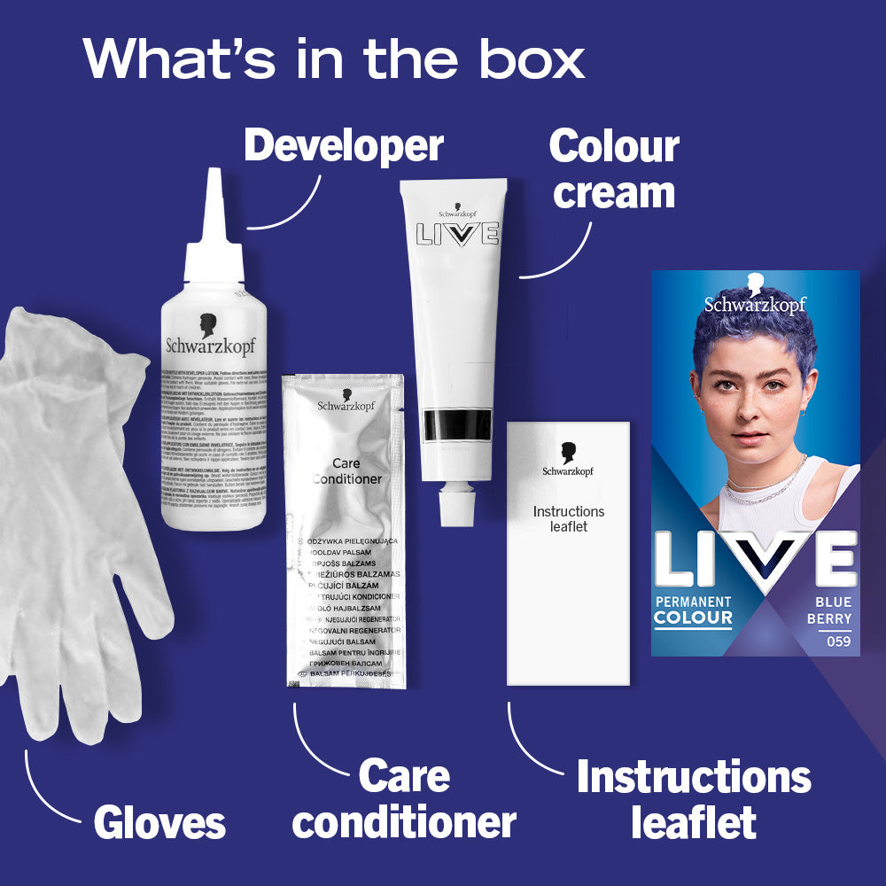 Schwarzkopf LIVE BLEU MYRTILLE COLORATION PERMANENTE 059