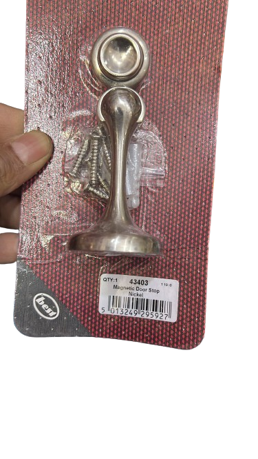 Magnetic Door Stop Nickel