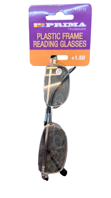 Plastic Frame Reading Glasses 1.50
