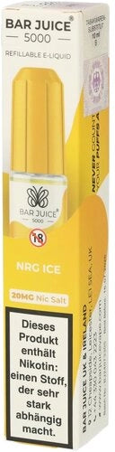 Bar Juice 5000 Nic Salt Liquid NRG Ice 20mg
