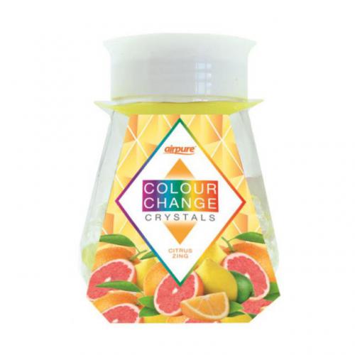 Airpure Cristaux Changeurs de Couleur Agrumes Pétillants 300g