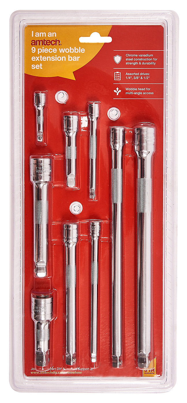 Jeu de 9 rallonges pivotantes Amtech