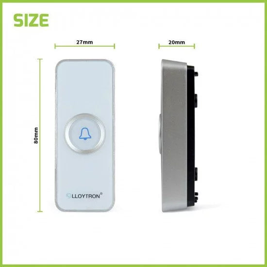 MIP3 Accessoire – Émetteur de sonnette – Gris