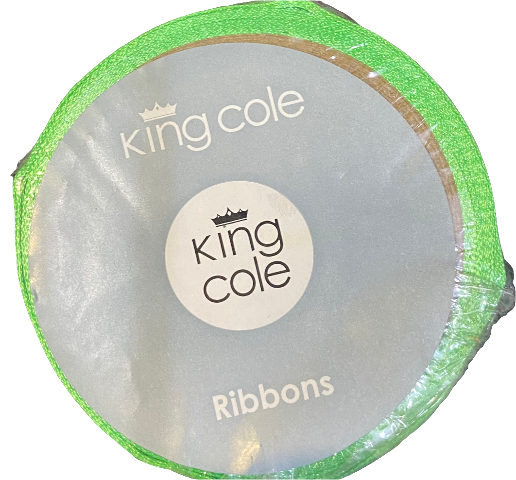 KING COLE SATIN RIBBON DOUBLE SIDED 15mm-4M