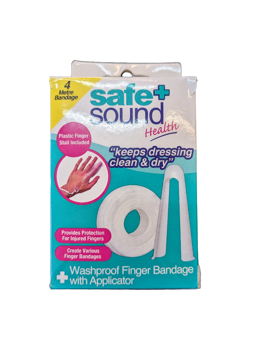 Pansement pour doigt Safe + Sound étanche avec applicateur 4m